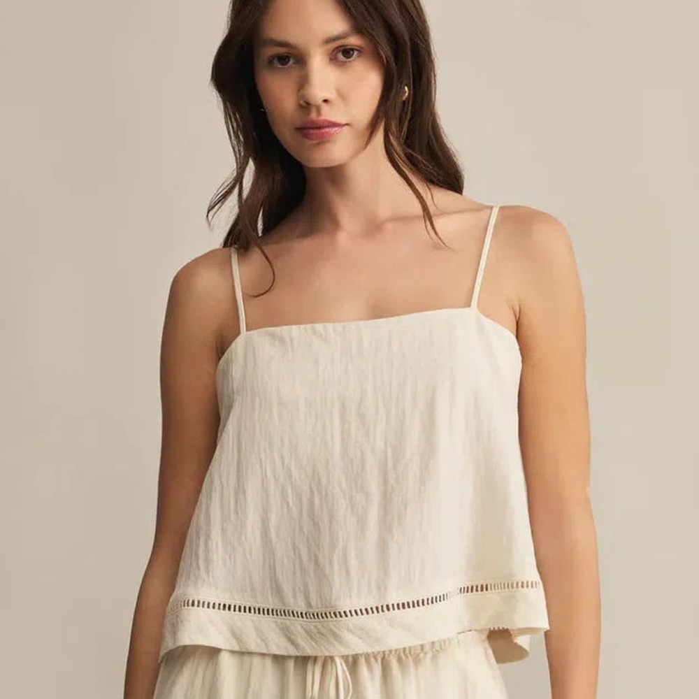 NEW Z SUPPLY Women's La Luz Tank Sandstone Size L